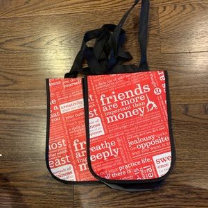 Lululemon Small Shopping Bags 2 pack